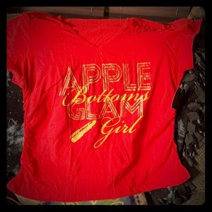 NWT apple bottom glam girl top